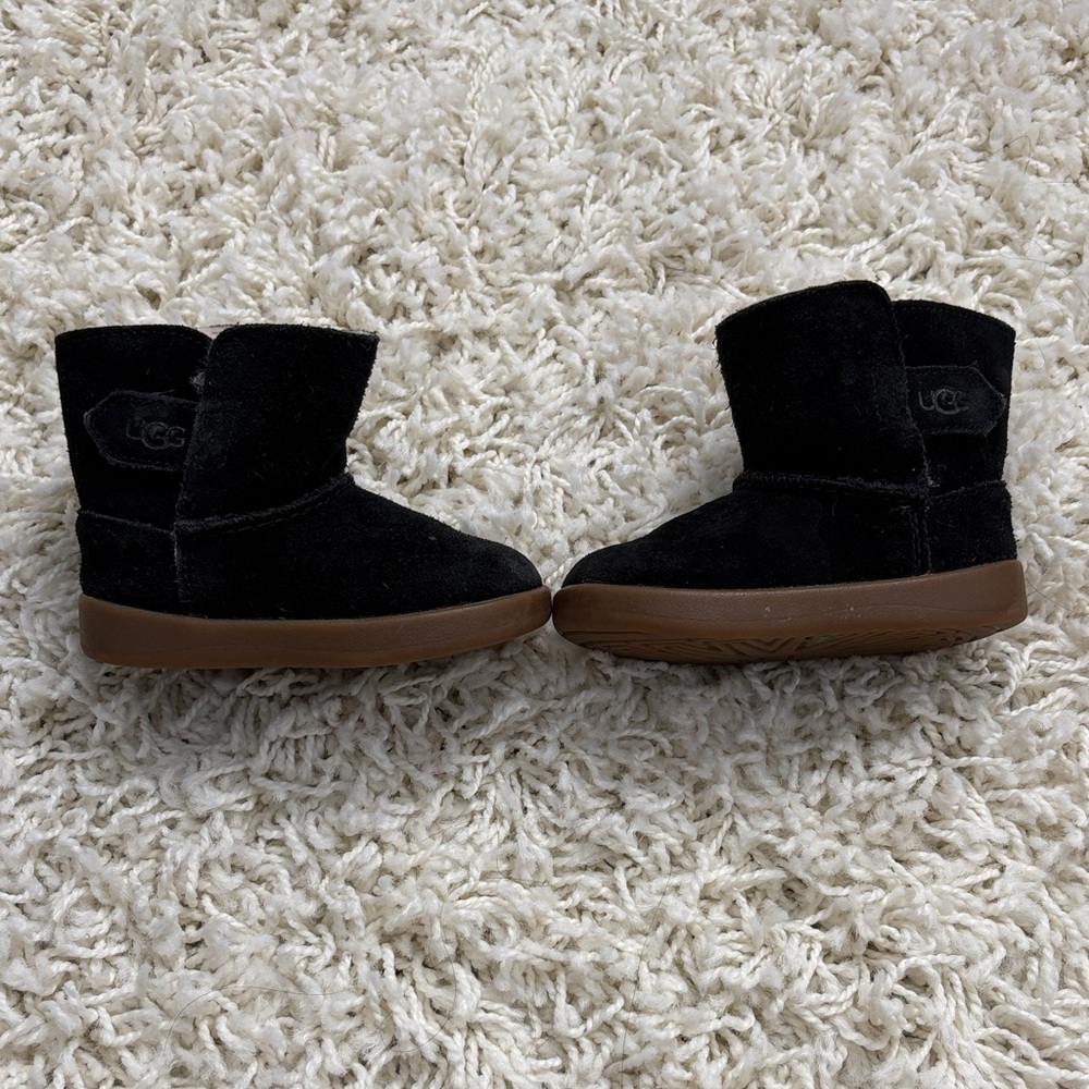 UGG Kids Black and Brown Boots
